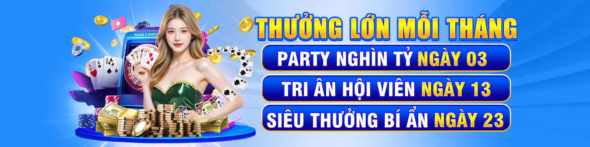 Bàn chơi Baccarat sang trọng với các lá bài và chip cược